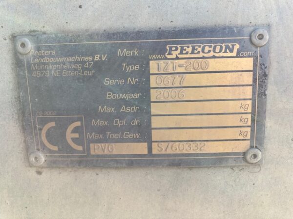 Peecon TZT8200 tank  VERKOCHT!!! - Image 8