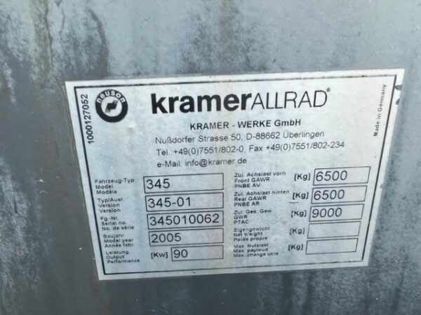 KramerAllrad 880 Wiellader - Image 21